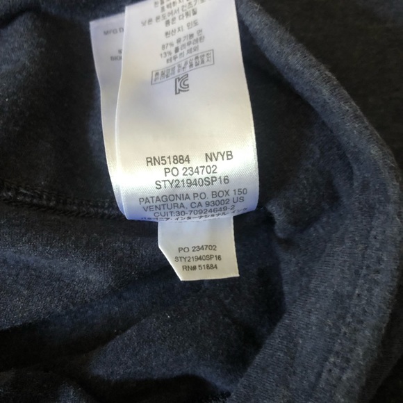 Patagonia Navy Blue Cropped Leggings - Picture 8 of 9